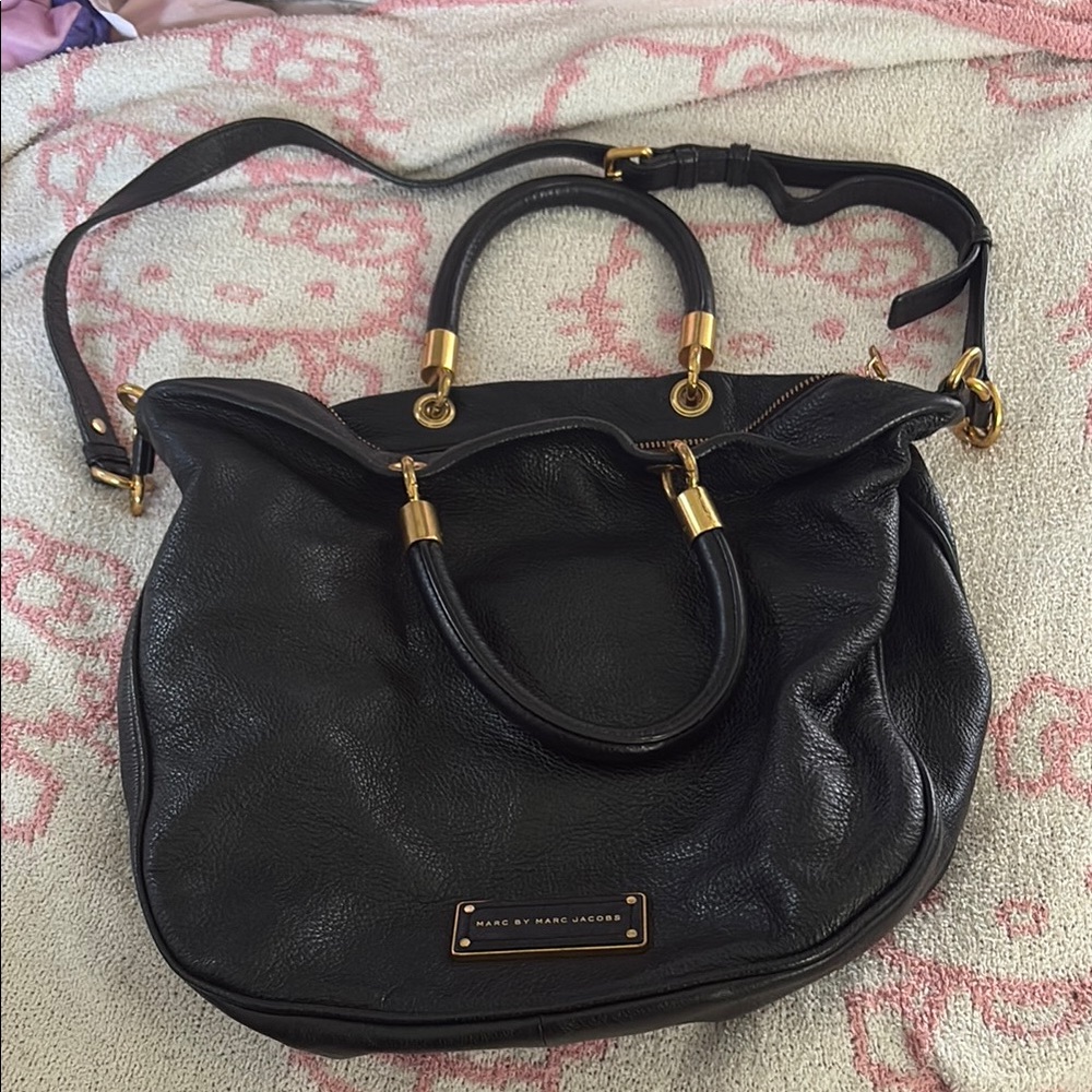Marc by Marc Jacobs Black Leather Shoulder Bag
